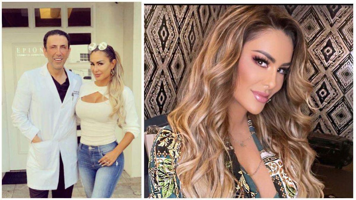 Ninel Conde va al mismo dermatólogo que Kim Kardashian; así lo presumió